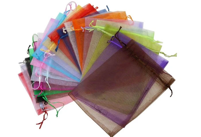 Verksmiðju Ódýr gifting Organza gjafapokar