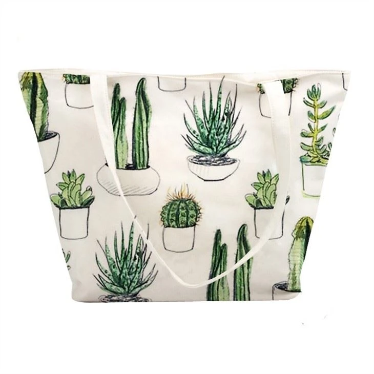 Long Handle Cotton canvas shipping bags (4)